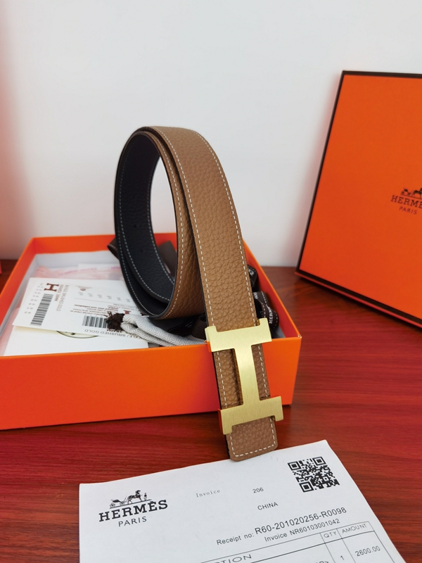 エルメス激安ベルト角部分ディテール